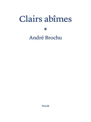 cover image of Clairs abîmes